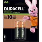 DURACELL RECARGABLE AA CON 2 UNIDADES 2500 MAH HR6 1.2v