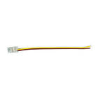 Paquete De 10 Cables De Alimentaci&oacute;n Para Tira Led 24 V 8 Mm Con 1 Conector 3 Pines