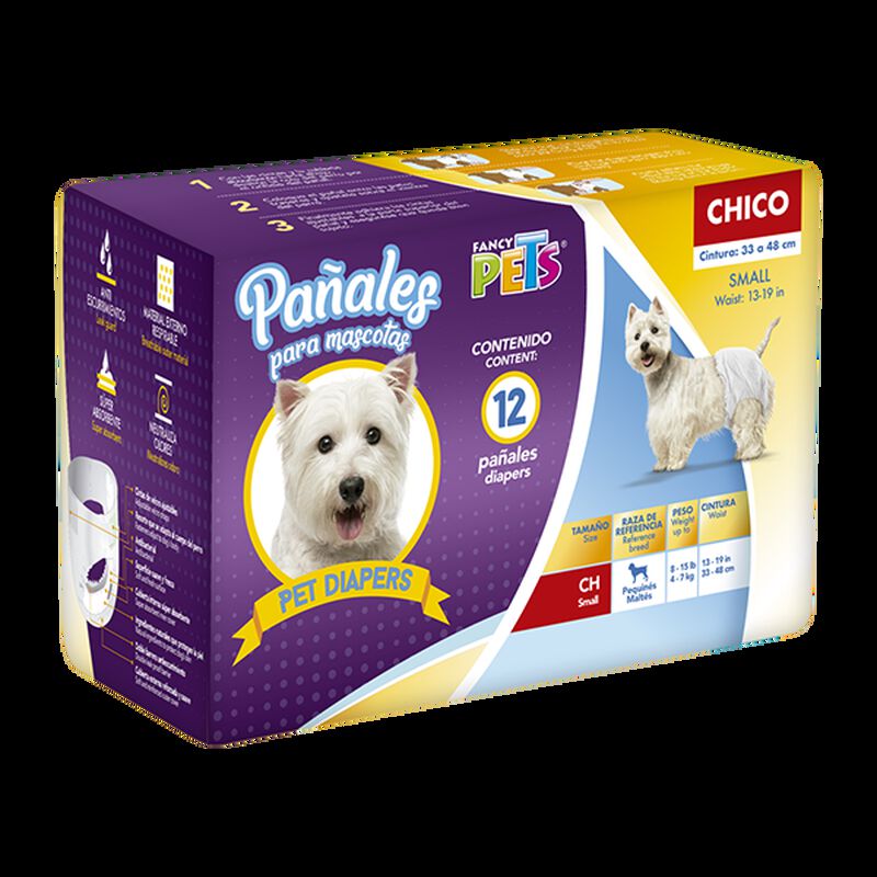 Fancy Pets Pañales Chico Para Perro - 12 Pz image number null