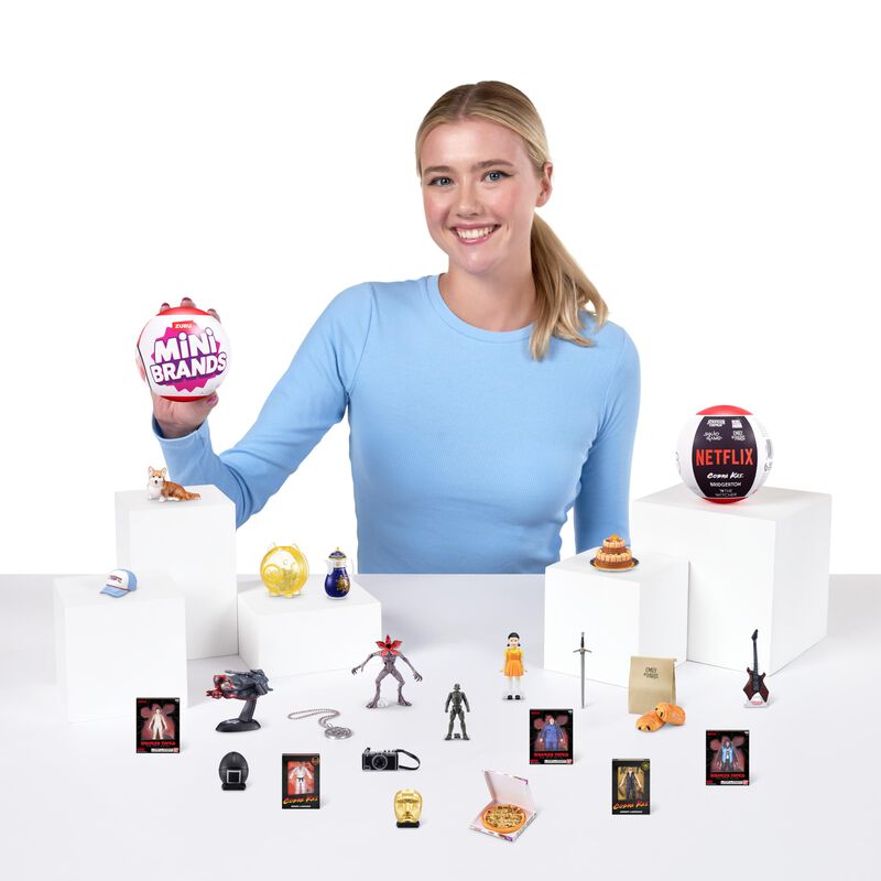Paquete De 2 C&aacute;psulas Netflix Surprise Toy Mini... image number null