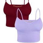 Set De 2 Tops De Mujer Top-1012 Blusas Casuales O Elegantes En Dos Colores