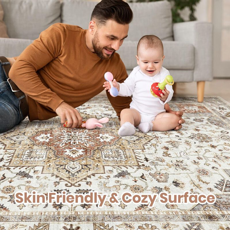 Alfombra Cotiled Vintage Golden Taupe 160 X 200... image number null