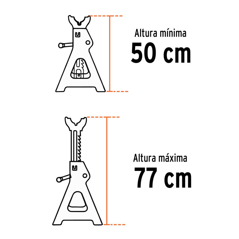 Caja con 2 Torres de 12 Ton para Auto Truper image number null