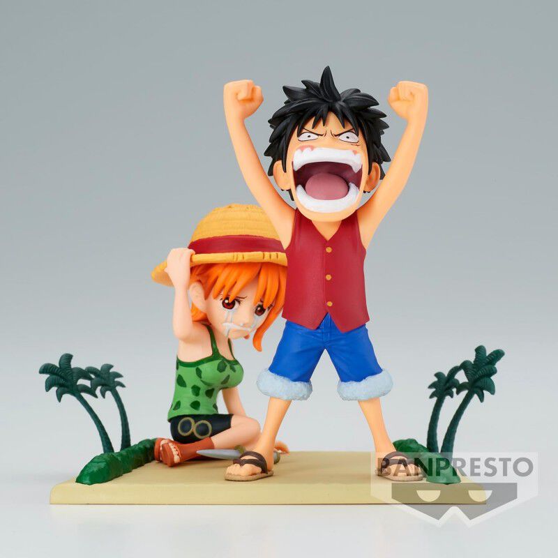 Figura Monkey D. Luffy & Nami One Piece Log Sto... image number null