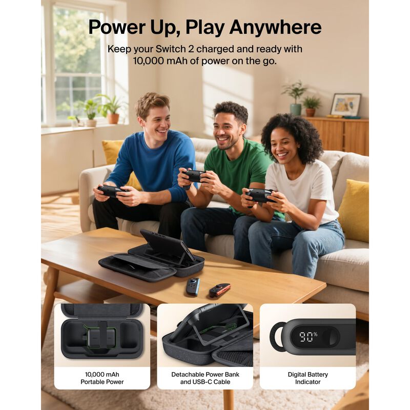 Funda Belkin para Nintendo Switch 2 con bater&iacute;a... image number null