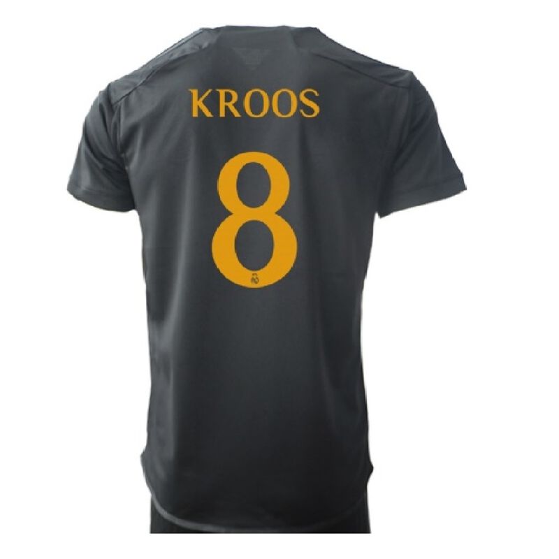 Jersey Toni Kroos 8 Club 2024 Negra Away  Talla... image number null