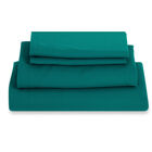 Juego de S&aacute;banas Microfibra Suaves y Duraderas King Size Verde Petr&oacute;leo Kyuden Home