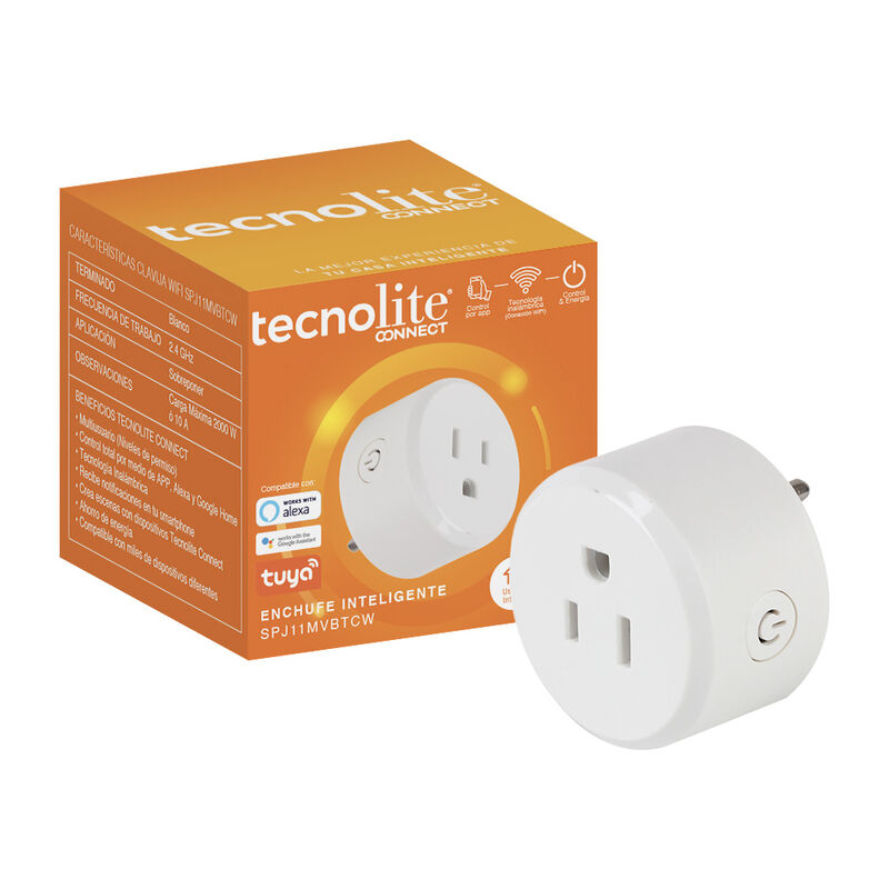 Enchufe Inteligente Wifi Multivoltaje Tecnolite image number null