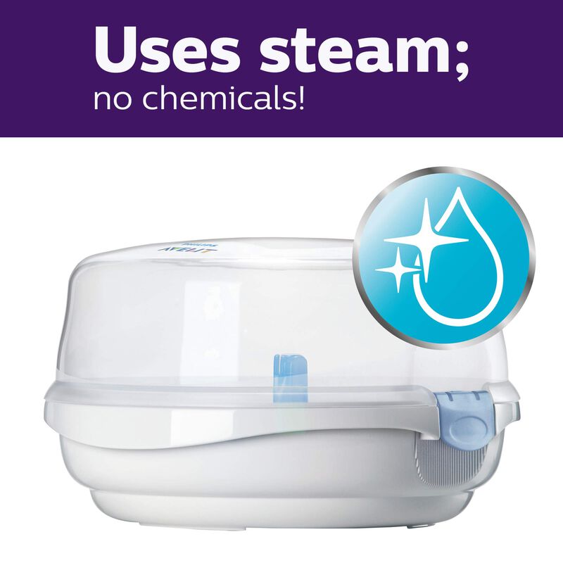 Esterilizador De Vapor Para Microondas Avent Sc... image number null