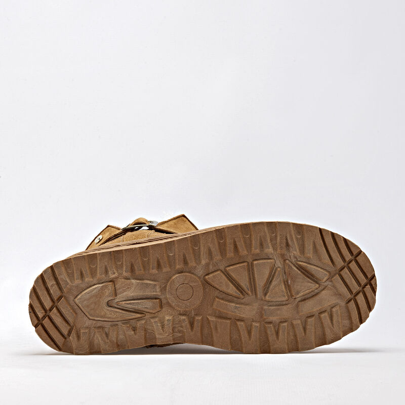 Moramora Bota con peluche para mujer camel BAJA image number null