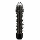 VIBRADOR DE GEL SUAVE TEXTURIZADO NEGRO