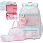 Set Scothen 4pcs Mochila Arco&iacute;ris Y Mariposas Para Ni&ntilde;as