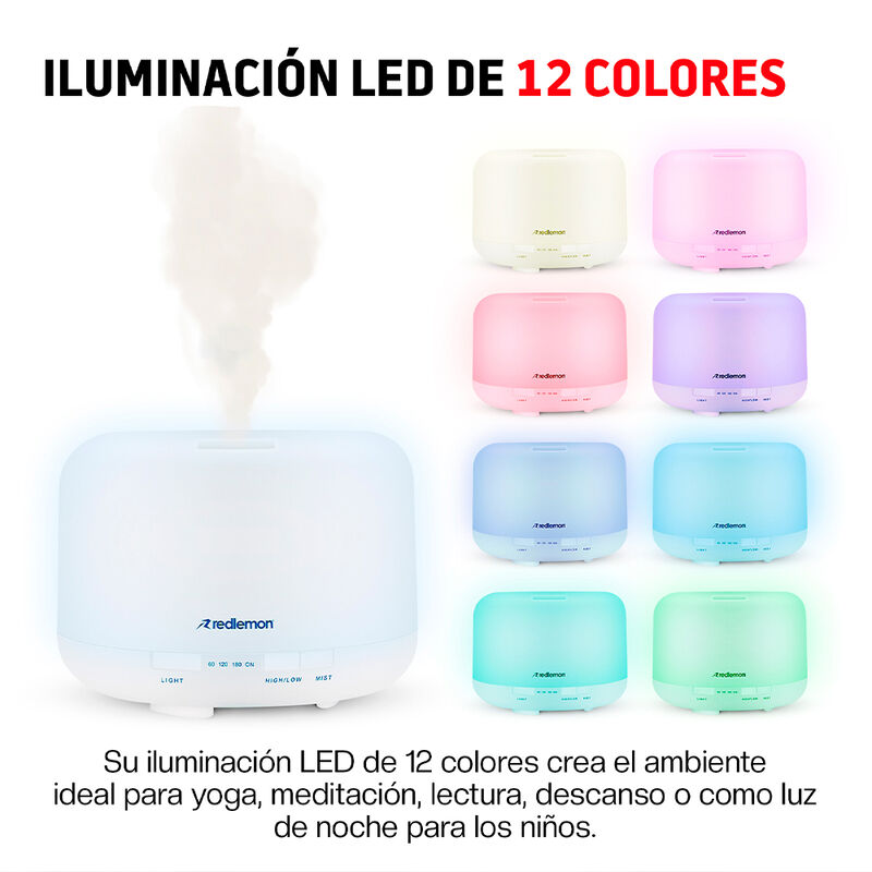 Humidificador Difusor de Aceites Esenciales 500... image number null