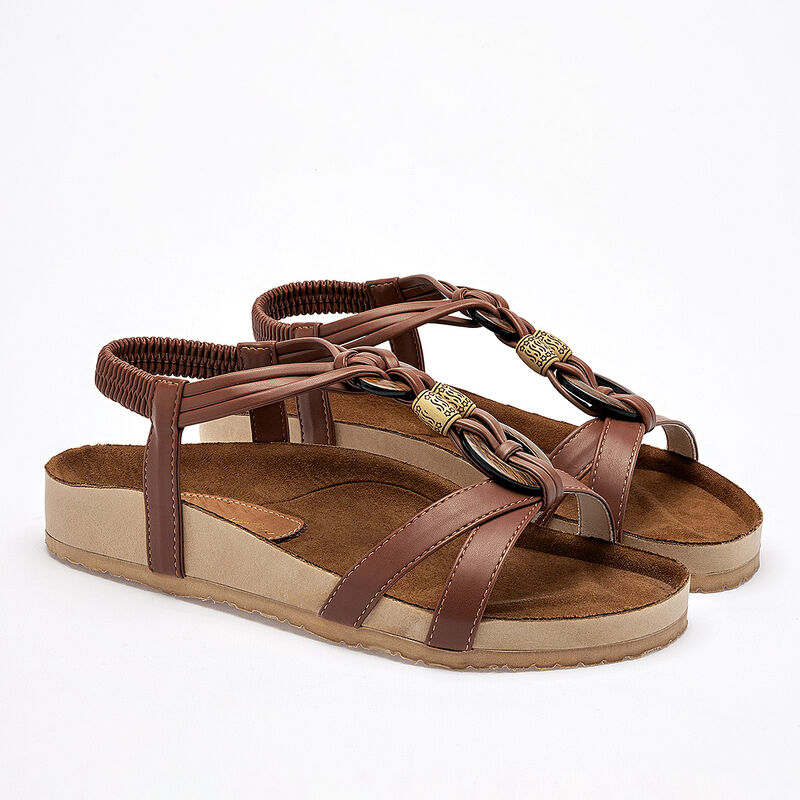 Mora Tierra sandalia artesanal piel para mujer ... image number null