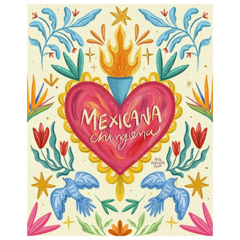 Cuadro Decorativo Impreso 60x80cm Mexicana image number null