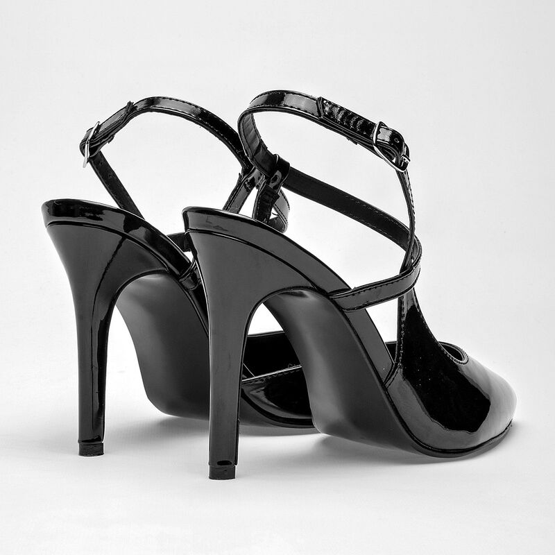 Pravia Zapatilla para mujer negro charol image number null