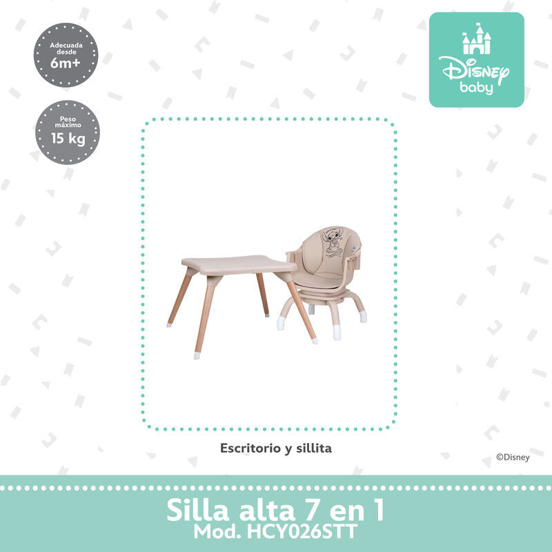Silla alta periquera para beb&eacute;s con giro 360&deg; a... image number null