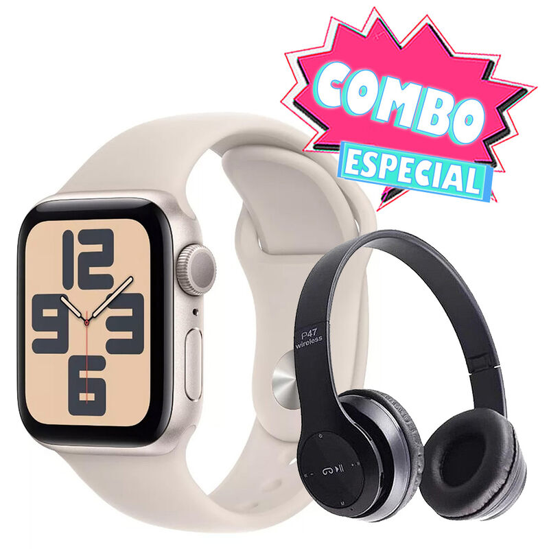 Combo Apple Watch SE GPS 2da Gen 44mm Dorado FR... image number null