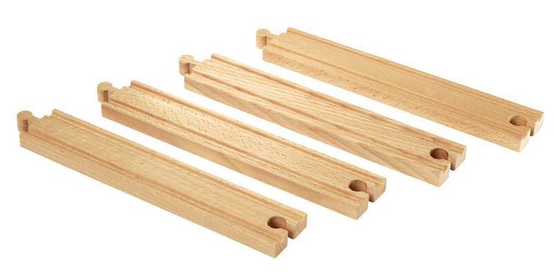 V&iacute;as De Tren De Madera Brio World 33341-4 Pieza... image number null