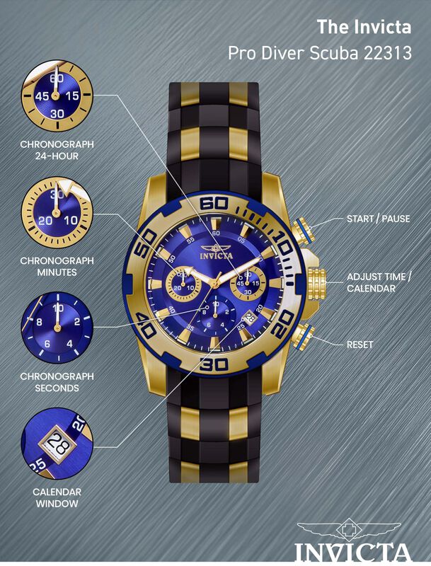 Reloj Invicta Pro Diver 22313 Chronograph Para ... image number null