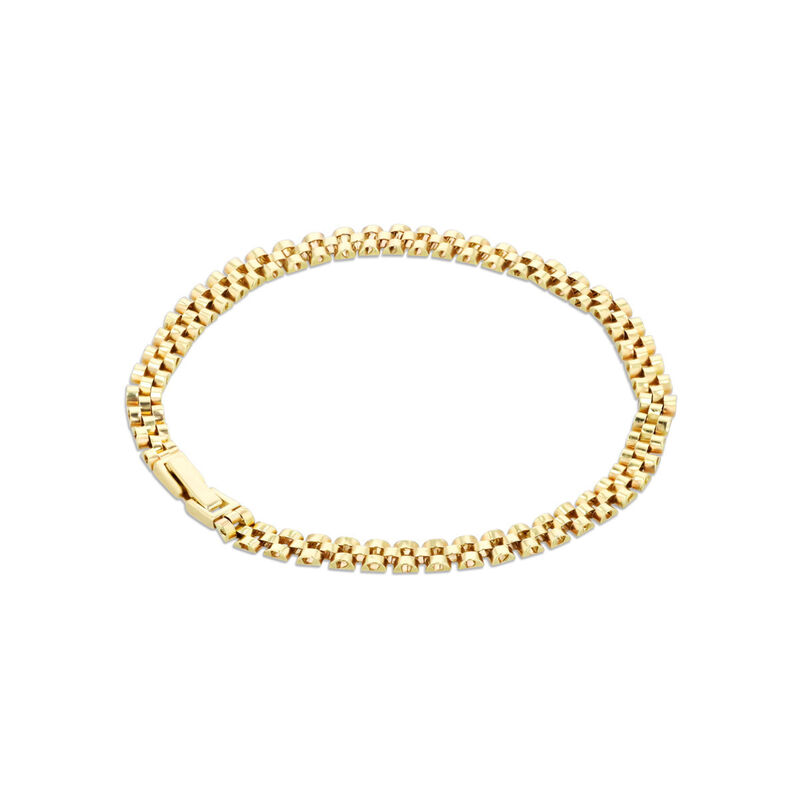 Pulsera De Oro Amarillo 14K Tipo Rolex (21 Cm) ... image number null