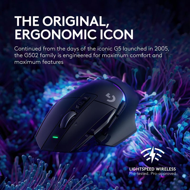 Rat&oacute;n Logitech G502 X Plus Lightspeed Inal&aacute;mbri... image number null