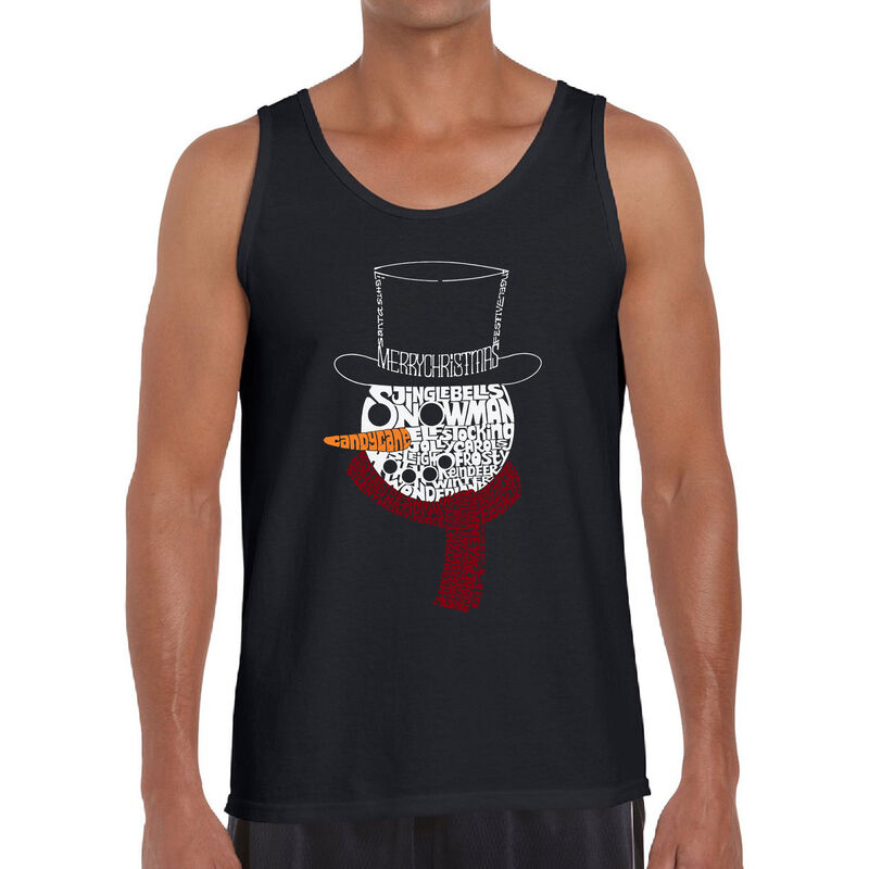 Tank Top Word Art Para Hombre - Cara de Mu&ntilde;eco ... image number null