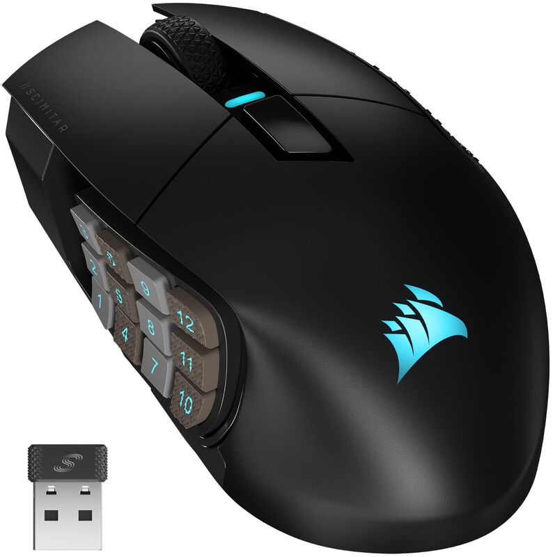 Rat&oacute;n Para Juegos Corsair Scimitar Elite Rgb Wi... image number null