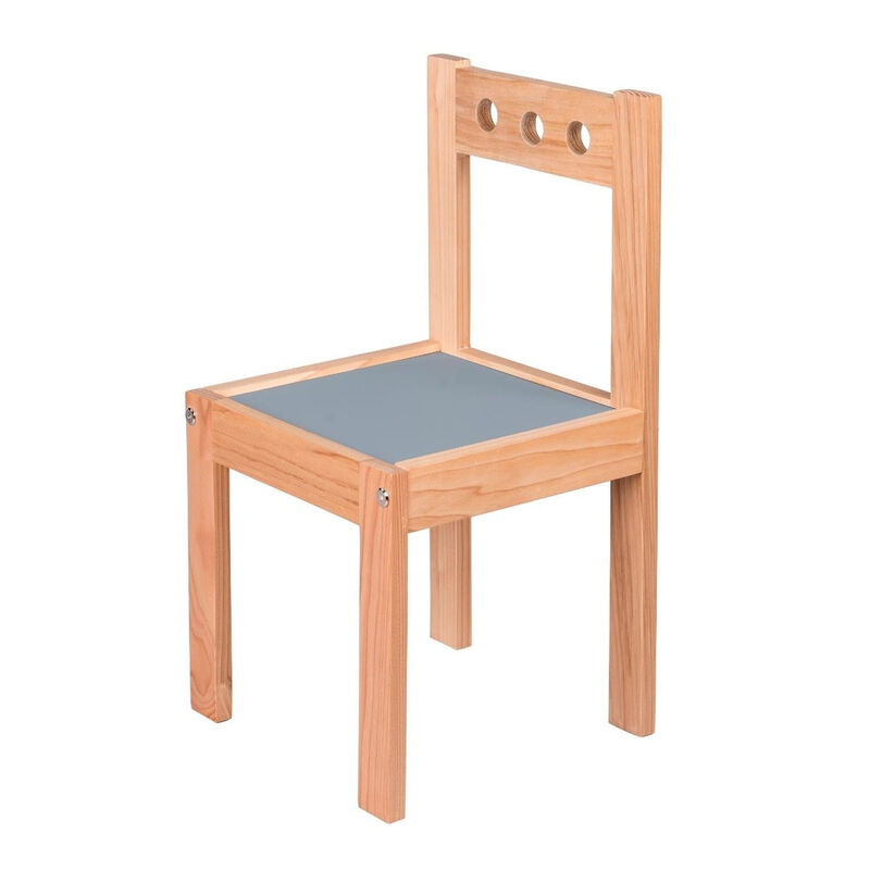 Silla Nórdica de Madera para Niños Pequeños y N... image number null