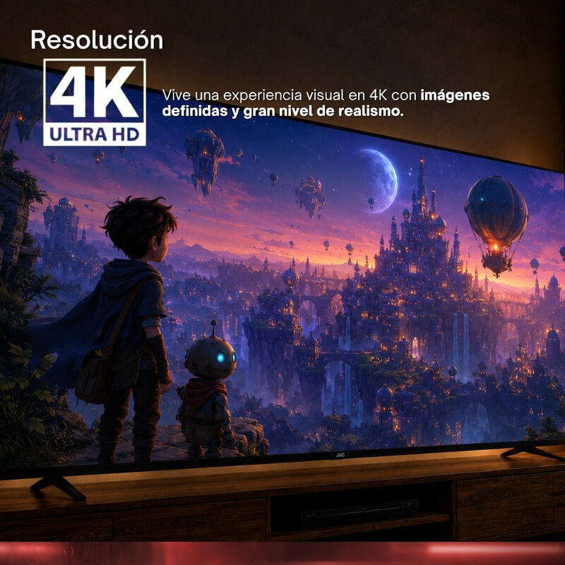 Jvc Paquete 2 Pantallas Smart Tv 50 Pulgadas 4k... image number null