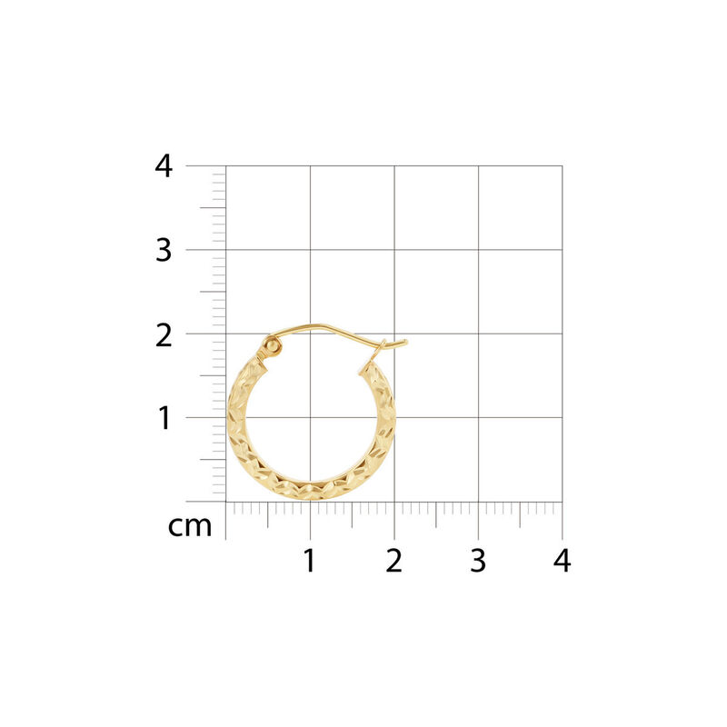 Arracadas De Oro Amarillo 10K (13 Mm Aprox.) image number null