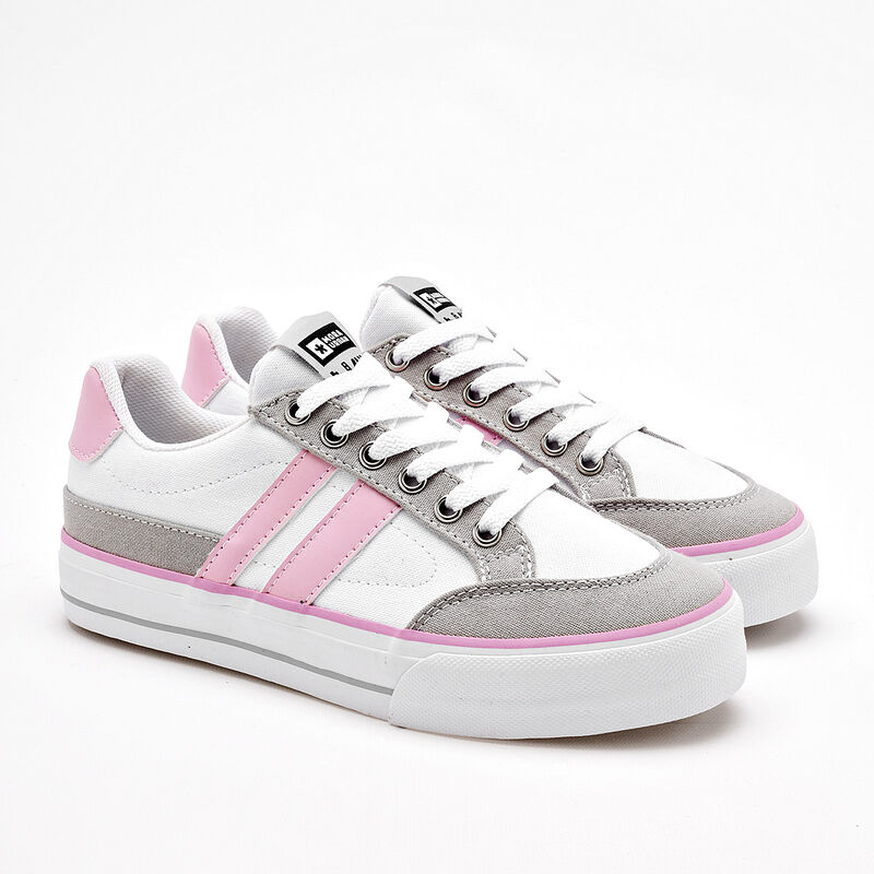 Mora Urban Tenis urbano para mujer blanco gris ... image number null