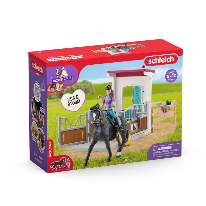 Set Schleich Horse Box Con Lisa Y Storm Horse C... image number null