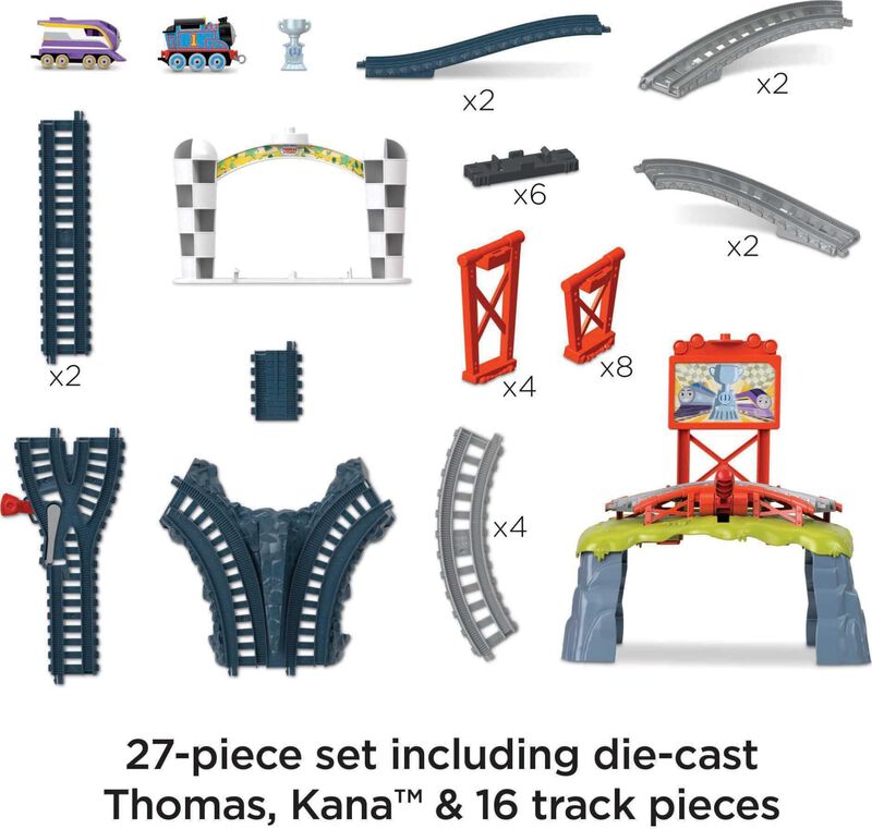 Toy Train Set Thomas Y Sus Amigos Compiten Por ... image number null