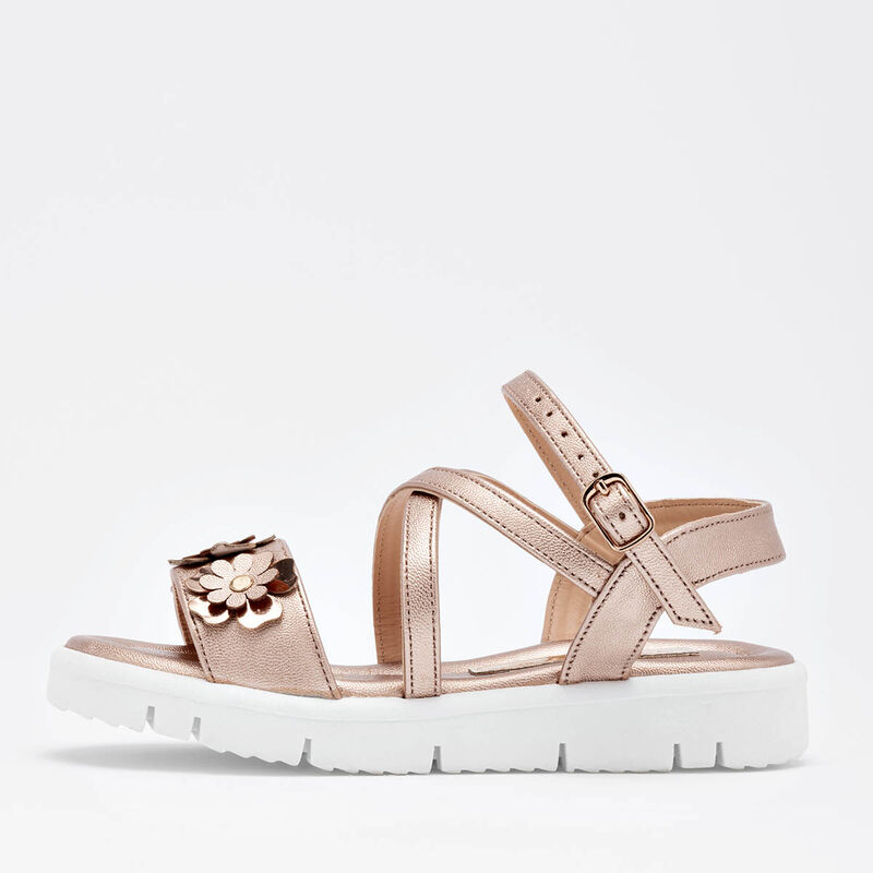 Sexy Girl Sandalia para ni&ntilde;a dorado rosa image number null