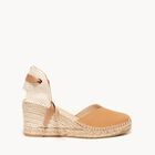 Alpargata de Cu&ntilde;a Media Romero Marr&oacute;n Claro