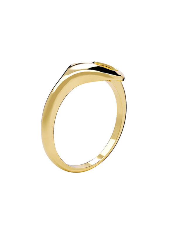 Anillo de Compromiso en Oro de 10K con Circonia... image number null