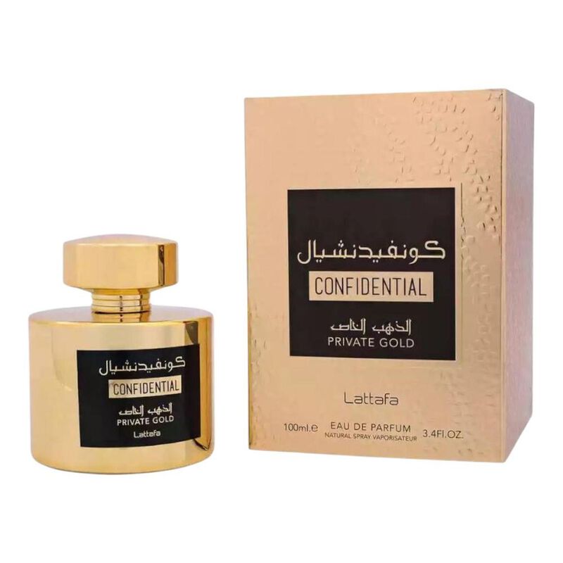 Perfume Lattafa Confidential Private Gold Edp 1... image number null