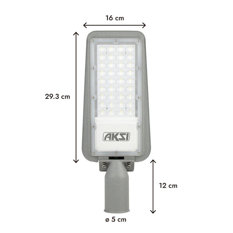 Luminario Suburbano Aksi LED Plano Aluminio 50w image number null