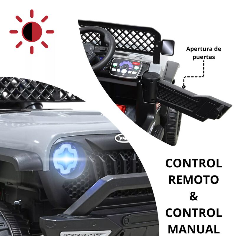 Camioneta Montable El&eacute;ctrica Para Ni&ntilde;os Luces  ... image number null