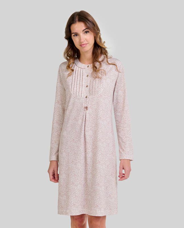 Camis&oacute;n Florecitas Camel Camel image number null