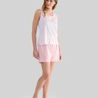 Pijama Corto Corazones S/M Rosa