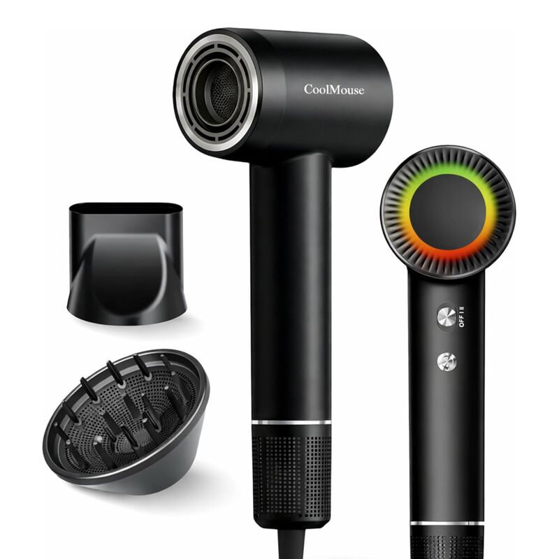 Secadora De Cabello 1500w Con Pantalla, Dise&ntilde;o ... image number null