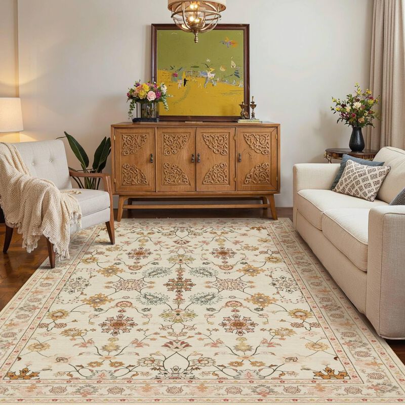 Alfombra De &Aacute;rea Rugxara 122 &times; 183 cm Dise&ntilde;o Fl... image number null