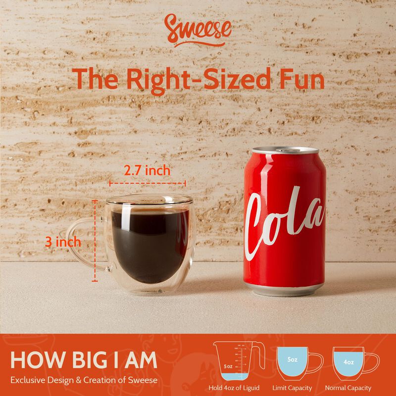 Juego De 4 Tazas De Espresso Sweese De 142 ml, ... image number null