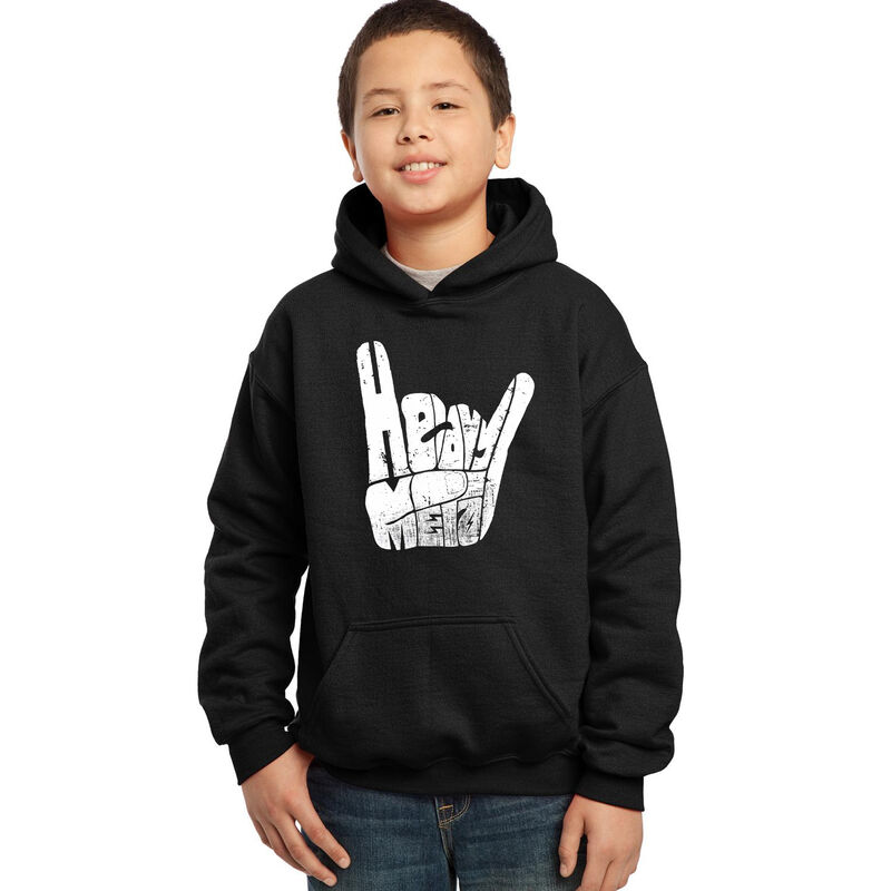 Sudadera Con Capucha Word Art Para Ni&ntilde;o - Heavy... image number null