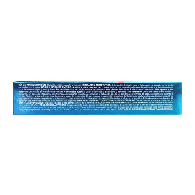 Erbitrax Crema 1% 30 Gramos image number null