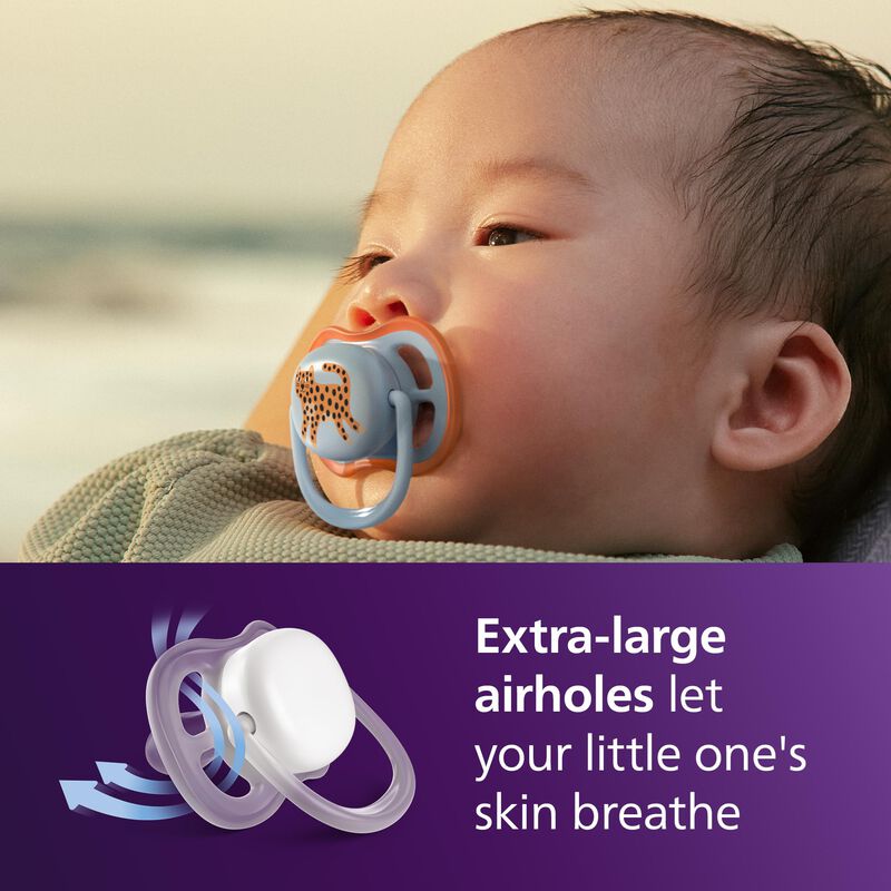 Chupetes Ultra Air Avent Ortod&oacute;nticos 0-6 Meses... image number null