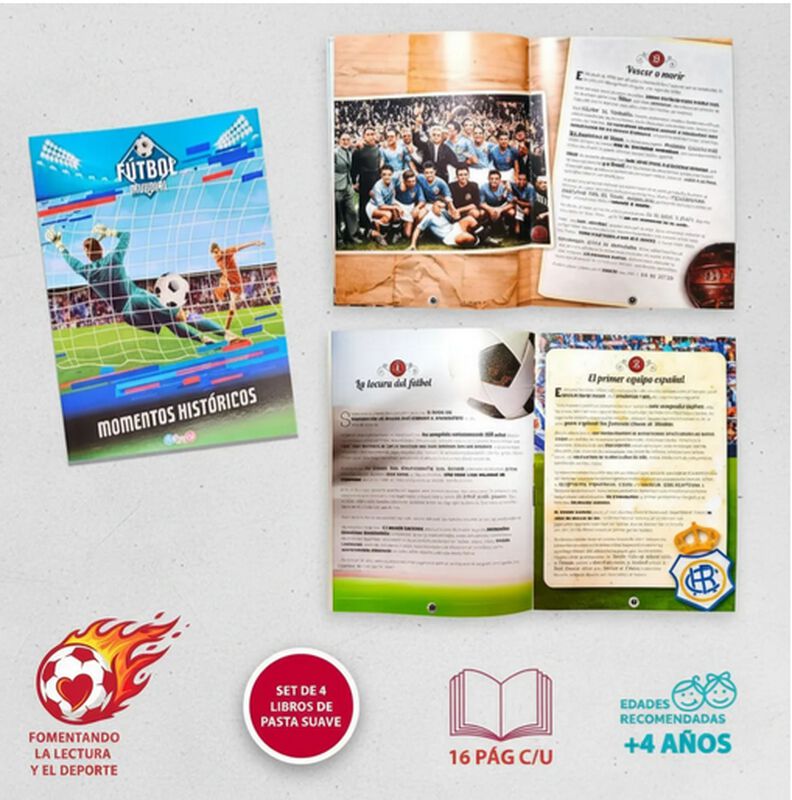 F&uacute;tbol Mundial Colecci&oacute;n De 4 Ejemplares image number null