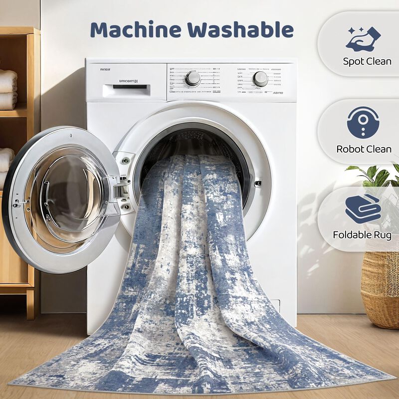 Alfombra Loongrug 25x20 Cm Lavable Moderna Abst... image number null